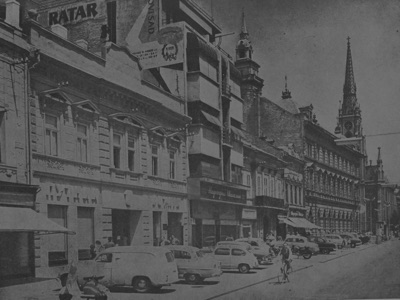 Narodni Magazin on Kralja Aleksandra Street, Novi Sad, 1960-1963