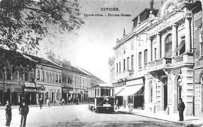 The Danube street tram, Novi Sad, 1911–1918