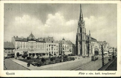 Main Square and the Church of the Name of Mary, Liberty Square, Novi Sad, 1942.
